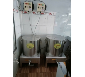 Nồi Điện Nấu Nui Bột Sò 80L + Nồi 100L 