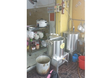 Nồi Điện Nấu Hủ Tiếu 100L 2 Lớp + Góc Tư