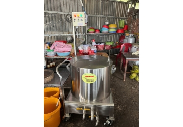 Nồi Điện Nấu Phở Bún Bò 150L 3 Lớp