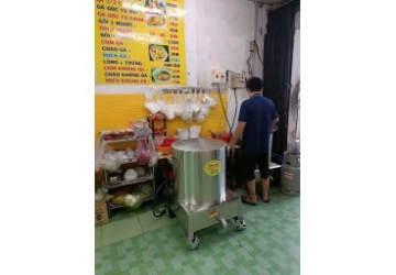 Nồi Điện Nấu Cháo Miến Gà 100L 3 Lớp